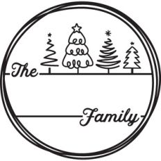 Christmas Tree Family Ornament