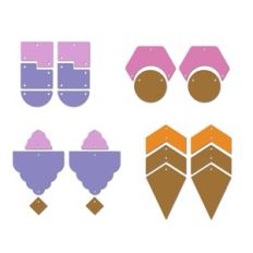 Faux Leather Earrings