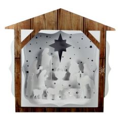 Nativity - Illuminated Gift Card Box