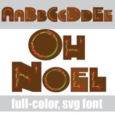 Oh Noel Color Font
