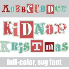 Kidnap Kristmas Color Font