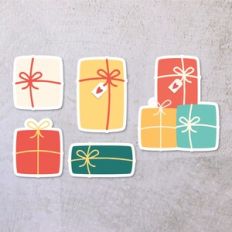 Xmas Sticker Gifts