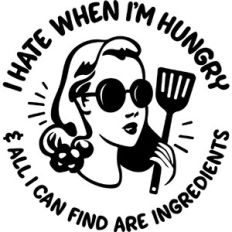 I hate when I'm hungry and there are only ingredients