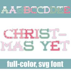 Christmas Yet Color Font
