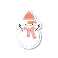 Pink Snowman