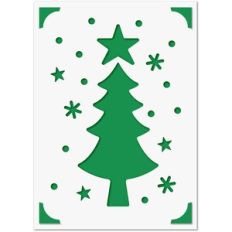 5x7 Insert Card Christmas Tree