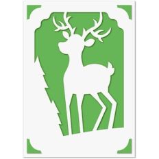 5x7 Insert Card Deer