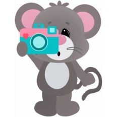 mouse holding camera