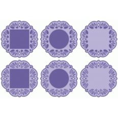 daniela angelova doily and frame