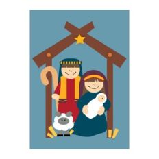 5 x 7 Nativity Card