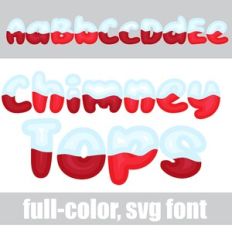 Chimney Tops Color Font