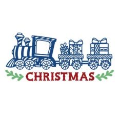 Christmas toy Train with presents