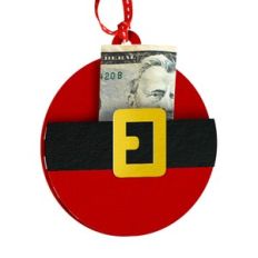 Santa's Belly Money Holder Ornament