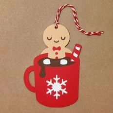 Gingerbread Man Gift Tag