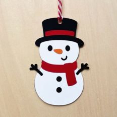 Snowman Gift Tag