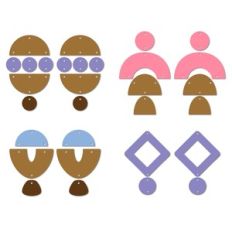 Boho Earring Templates