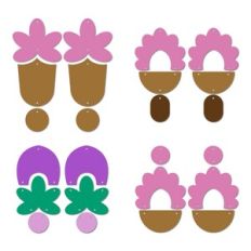 Boho Earring Templates