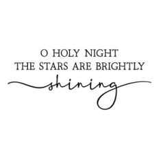 o holy night the stars are brightly shining