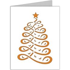 christmas tree card