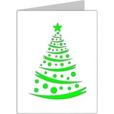 christmas tree card