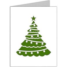 christmas tree card