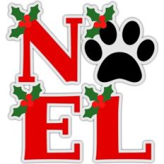 noel and paw ornaments phrase