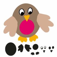 Build a Christmas Robin Activity Set