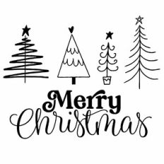 Merry Christmas Christmas Trees Quote