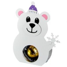 Polar Bear Tummy Candy Holder – with Hanger