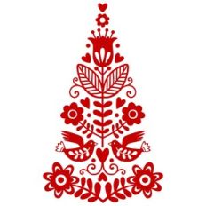 scandinavian christmas tree