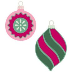 vintage christmas ornaments set 6