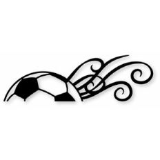 soccer flourish border