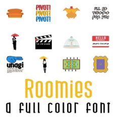 Roomies Full Color Font