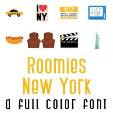 Roomies - New York Full Color Font