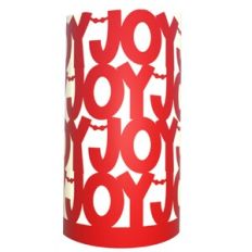 Joy Typography Christmas Lantern