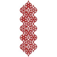 Snowflake Ornaments Border