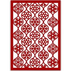 Snowflake Ornaments Holiday Card