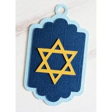 star of david gift tag