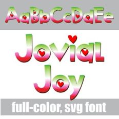 Jovial Joy Color Font