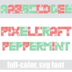 Pixelcraft Peppermint Color Font
