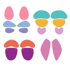 Pebble drop earrings