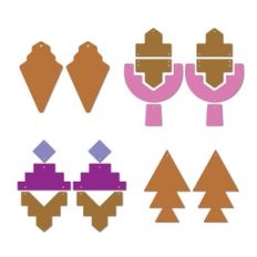 Boho Earring Templates