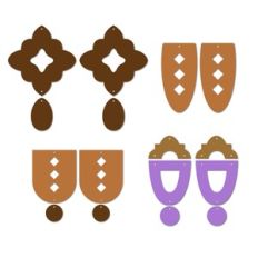 Aztec Earring Templates