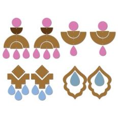 Teardrop Earring Template