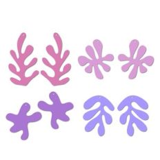 Leaf Earring Templates