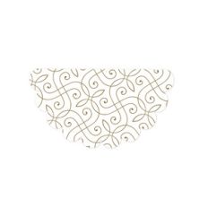 Gold Scalloped Shape