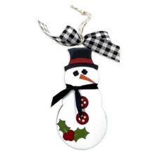Snowman Christmas Ornament or Tag