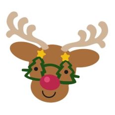 Reindeer with Tree Glasses