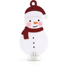 Shaped Gift Tag Snowman