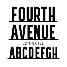 BFC Fourth Avenue Connected Stylish Tall Condensed Sans Font